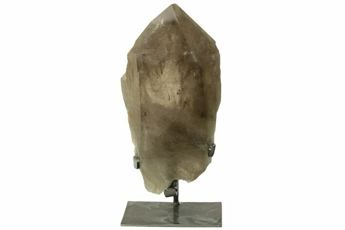 Huge, Smoky Quartz Crystal on Metal Stand - Brazil #219132